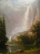 Albert Bierstadt Yosemite Falls Spain oil painting artist
